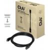 club3D HDMI prodlužovací kabel Zástrčka HDMI-A, Zásuvka HDMI-A 3.00 m černá CAC-1321 4K UHD HDMI kabel