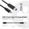 club3D USB kabel USB 3.2 Gen1 (USB 3.0 / USB 3.1 Gen1) USB-C ® zástrčka, USB-B zástrčka 1.00 m vícebarevná CAC-1524