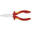 Knipex 25 06 160 T pro elektroniku a jemnou mechaniku ploché jehlové kleště chrom-vanadová ocel 160 mm