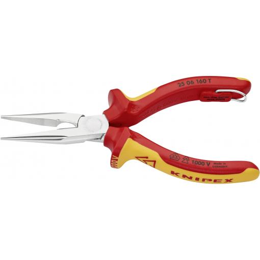 Knipex 25 06 160 T pro elektroniku a jemnou mechaniku ploché jehlové kleště chrom-vanadová ocel 160 mm