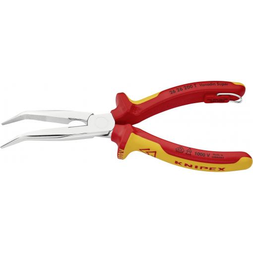 Knipex 26 26 200 T ploché jehlové kleště 40° zahnuté chrom-vanadová ocel 200 mm
