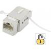 RJ45 vestavný modul S funkcí zablokování Keystone CAT 6A Renkforce KSV10