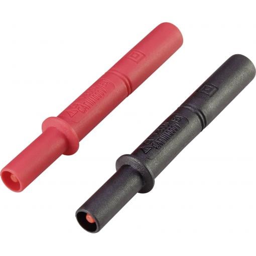 VOLTCRAFT MSL-505 Pevné nástavec pro měřicí hroty krátké CAT Cat III 1000 v, Cat IV 600 v, 10 a, pár