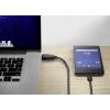 Renkforce USB kabel USB 3.2 Gen2 USB-A zástrčka, USB-C ® zástrčka 0.15 m černá pozlacené kontakty RF-3241264
