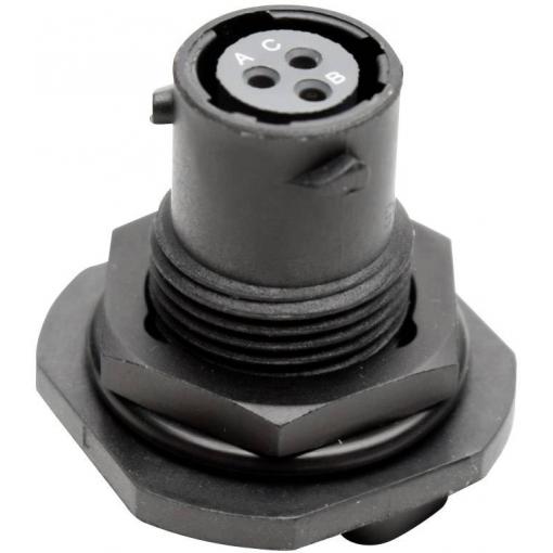 Amphenol RTS 7 8N 3S kulatý faston, 1 ks