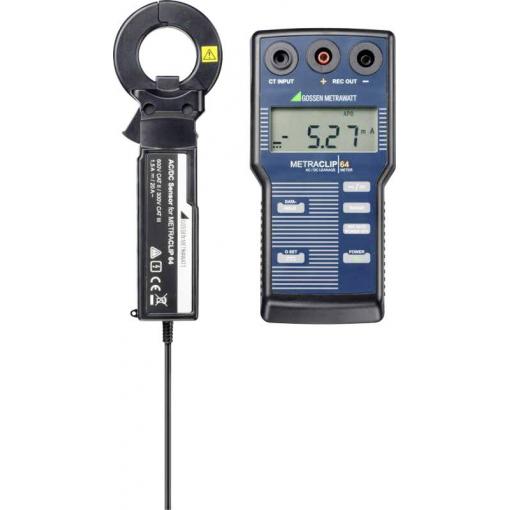 Gossen Metrawatt METRACLIP 64 digitální proudové kleště, CAT II 600 V, CAT III 300 V, Displej (counts): 9999