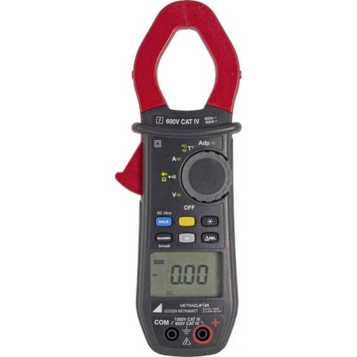 Gossen Metrawatt METRACLIP 85 digitální proudové kleště, multimetr, CAT III 1000 V, CAT IV 600 V, Displej (counts): 6000