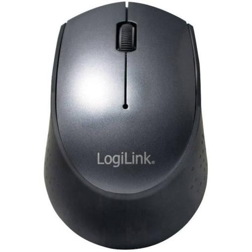 LogiLink ID0160 optická myš, přenos bezdrátový, 3 tlačítko, 1200 dpi, černá