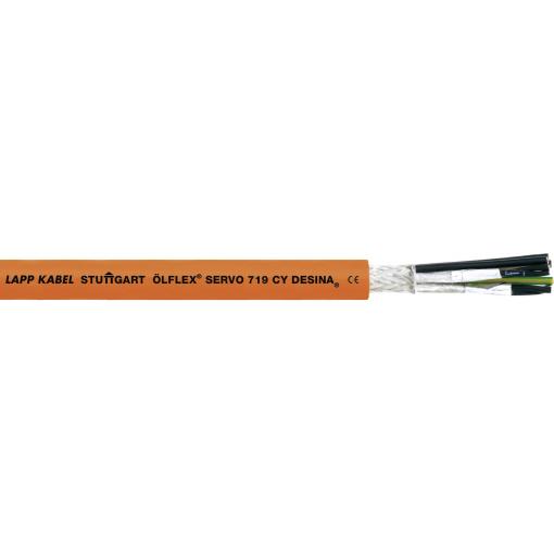 LAPP ÖLFLEX® SERVO 719 CY 1020055/500 servo kabel 4 G 4 mm² + 3 x 1 mm², 500 m, oranžová