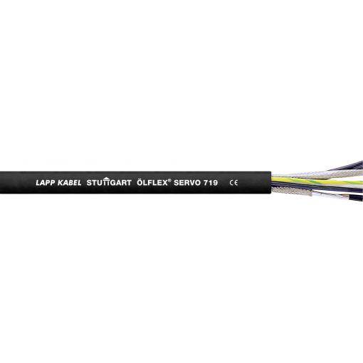 LAPP ÖLFLEX® SERVO 719 1020066/500 servo kabel 4 G 2.5 mm² + 2 x 1.5 mm², 500 m, černá