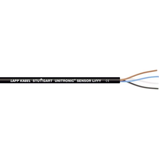 LAPP 7038900/100 senzorový kabel UNITRONIC® SENSOR LifYY 3 x 0.34 mm² černá 100 m