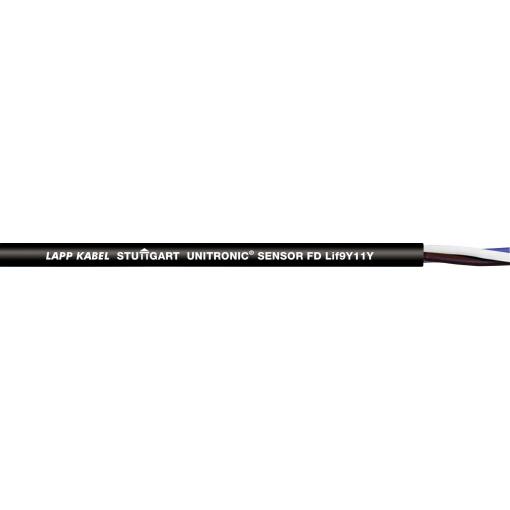 LAPP 7038889/1000 senzorový kabel UNITRONIC® SENSOR FD Li9Y11Y 3 x 0.25 mm² černá 1000 m