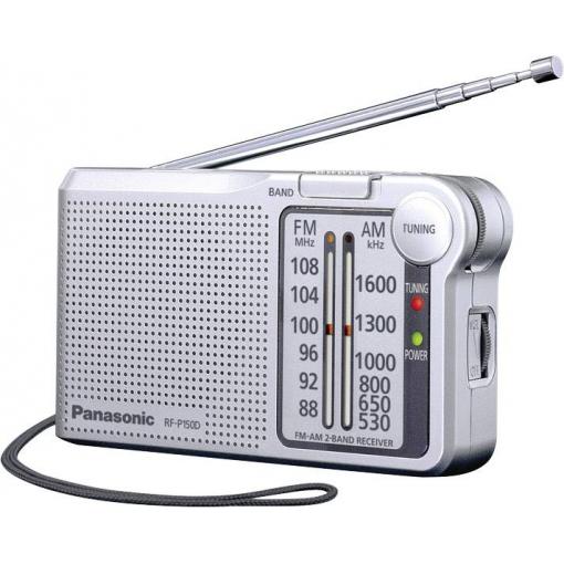 Panasonic RF-P150DEG kapesní rádio FM stříbrná