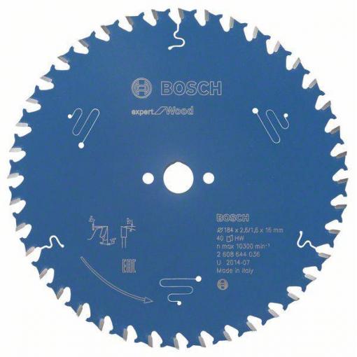 Bosch Accessories Expert for Wood 2608644036 pilový kotouč 184 x 16 x 1.6 mm Počet zubů (na palec): 40 1 ks