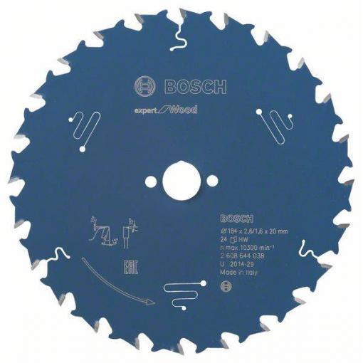 Bosch Accessories Expert for Wood 2608644038 pilový kotouč 184 x 20 x 1.6 mm Počet zubů (na palec): 24 1 ks