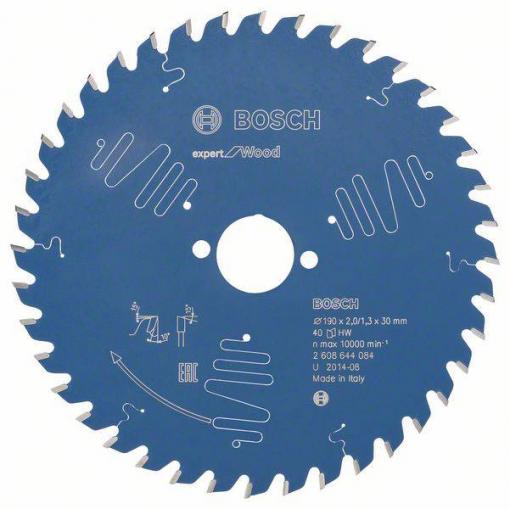 Bosch Accessories Expert for Wood 2608644084 pilový kotouč 190 x 30 x 1.3 mm Počet zubů (na palec): 40 1 ks