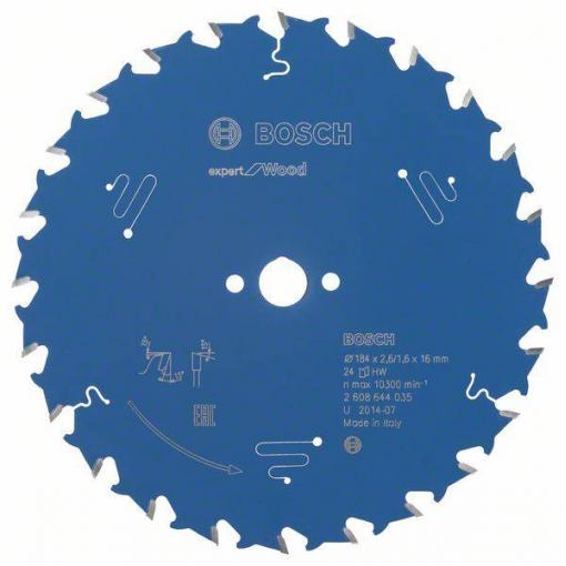 Bosch Accessories Expert for Wood 2608644035 pilový kotouč 184 x 16 x 1.6 mm Počet zubů (na palec): 24 1 ks