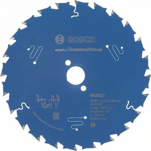 Bosch Accessories Expert for Construct Wood 2608644137 pilový kotouč 165 x 20 x 1.3 mm Počet zubů (na palec): 24 1 ks
