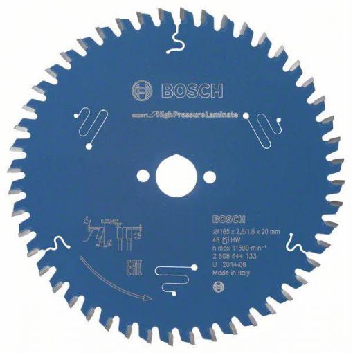 Bosch Accessories Expert for High Pressure Laminate 2608644133 pilový kotouč 165 x 20 x 1.6 mm Počet zubů (na palec): 48 1 ks