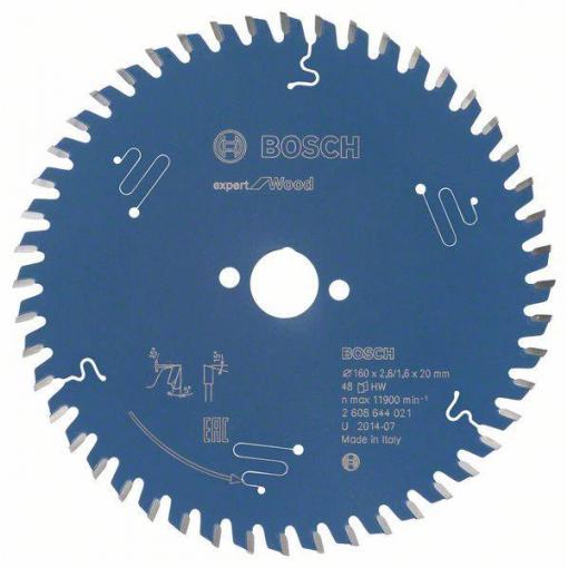 Bosch Accessories Expert for Wood 2608644021 pilový kotouč 160 x 20 x 1.6 mm Počet zubů (na palec): 48 1 ks
