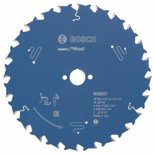 Bosch Accessories Expert for Wood 2608644044 pilový kotouč 190 x 20 x 1.6 mm Počet zubů (na palec): 24 1 ks