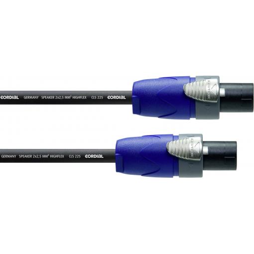Cordial reproduktor kabel [1x Typ SPK zástrčka - 1x Typ SPK zástrčka] 2 x 2.5 mm² 1.50 m černá