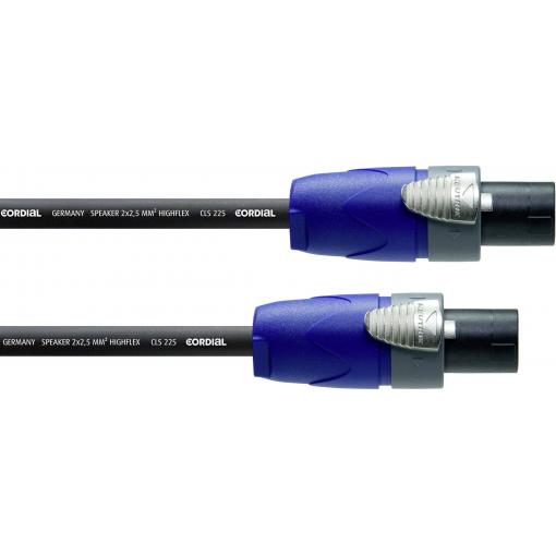 Cordial reproduktor kabel [1x Typ SPK zástrčka - 1x Typ SPK zástrčka] 2 x 2.5 mm² 15.00 m černá