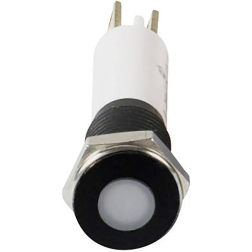 Signal Construct SFEU086225 indikační LED studená bílá 12 V/AC, 12 V/DC 3680 mcd