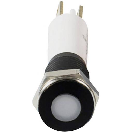 Signal Construct SFEU086245 indikační LED studená bílá 24 V/AC, 24 V/DC 3680 mcd