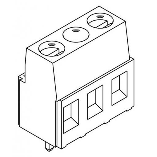 TE Connectivity 282843-2 šroubová svorkovnice 1.50 mm² Pólů 2 zelená 1 ks