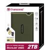 Transcend StoreJet® 25M3G, StoreJet® 25M3G, 2 TB, externí HDD 6,35 cm (2,5), USB 3.2 (Gen 2) , armádní zelená , TS2TSJ25M3G