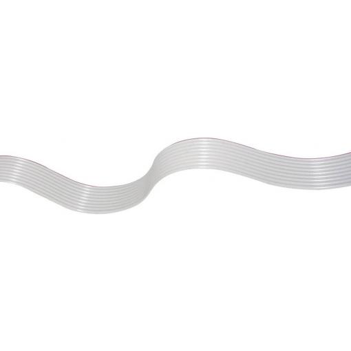 econ connect 28AWG9RM1 plochý kabel Rastr (rozteč): 1 mm 9 x 0.08 mm² šedá 30.50 m