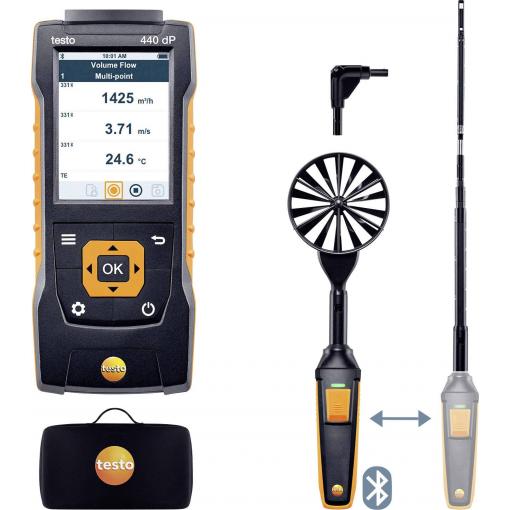 testo 440 Set1 delta P anemometr 0563 4409