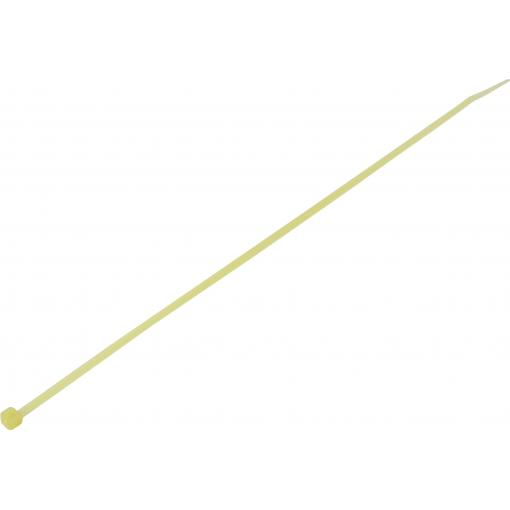 TRU COMPONENTS TC-6645796, stahovací pásky, 3.60 mm, 292 mm, přírodní, žárově stabilizované , 100 ks