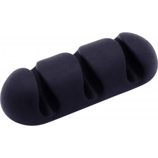 TRU COMPONENTS držák kabelu samolepicí TC-6646568 Průměr kabelového svazku (rozsah) 6 mm (max) transparentní 1 ks