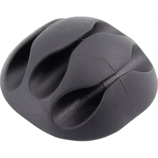 TRU COMPONENTS držák kabelu samolepicí TC-6646580 Průměr kabelového svazku (rozsah) 8 mm (max) černá 1 ks