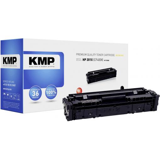 KMP Toner náhradní HP 201X, CF400X kompatibilní černá 2800 Seiten H-T215BX 2536,3000