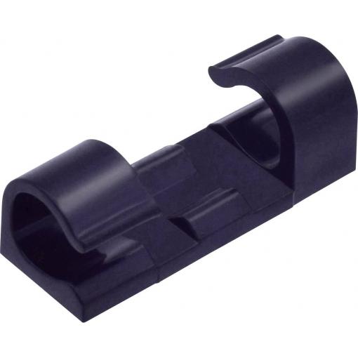 TRU COMPONENTS 93015c304r držák kabelu samolepicí TC-6649828 Průměr kabelového svazku (rozsah) 4 do 7 mm černá 1 ks