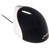 Evoluent VerticalMouse 3 optická ergonomická myš, přenos USB, 5 tlačítko, 2600 dpi, černá, stříbrná