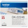 Brother DK-22246 etikety v roli 103 mm x 30.48 m papír bílá 1 ks trvalé DK22246 přepravní štítky, univerzální etikety