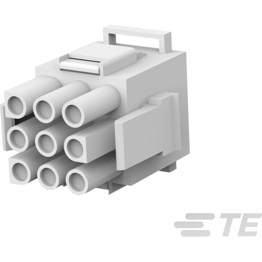TE Connectivity MATE-N-LOK zástrčkový konektor na kabel 9, rozteč 6.35 mm, 770021-1, 1 ks