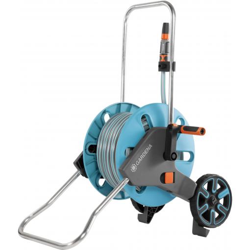 GARDENA 18513-20 Schlauchwagen CleverRoll M Set Vozík na hadici 13 mm 20 m 1/2 palce 1 ks šedá, tyrkysová, oranžová