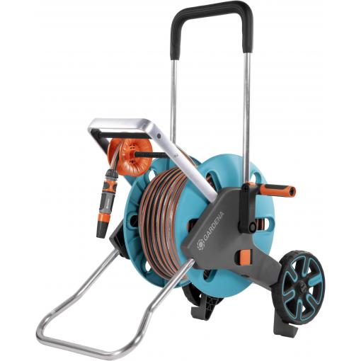 GARDENA 18517-20 Schlauchwagen CleverRoll M Easy Set Vozík na hadici 13 mm 20 m 1/2 palce 1 ks tyrkysová, oranžová, šedá
