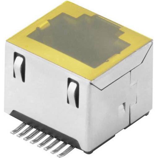 Weidmüller 2514600000, RJ45 konektor, zásuvka, vestavná vertikální, stříbrná, černá, 300 ks