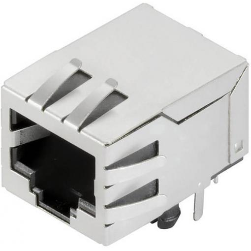 Weidmüller 2562910000, RJ45 konektor, zásuvka, vestavná horizontální, stříbrná, černá, 200 ks