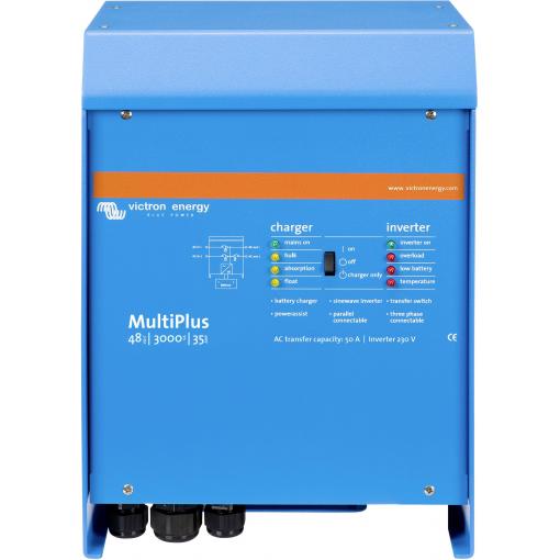 Victron Energy síťový měnič MultiPlus 48/3000/35-16 230, 3000 W, 48 V/DC -> 230 V/AC, zabudovaná nabíječka