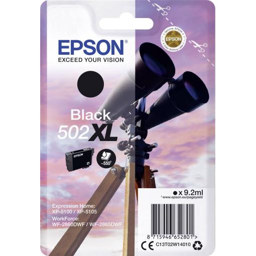 Epson Ink 502XL originál černá C 13 T 02W14010