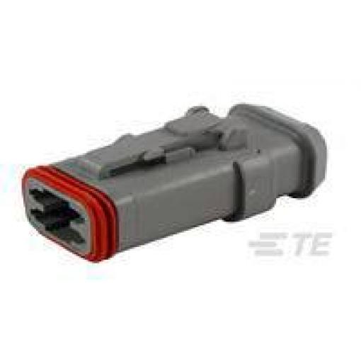 TE Connectivity DT zásuvkový konektor na kabel 4, DT06-4S-CE04, 1 ks