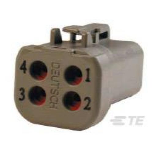 TE Connectivity DTP zásuvkový konektor na kabel 4, DTP06-4S-E003, 1 ks