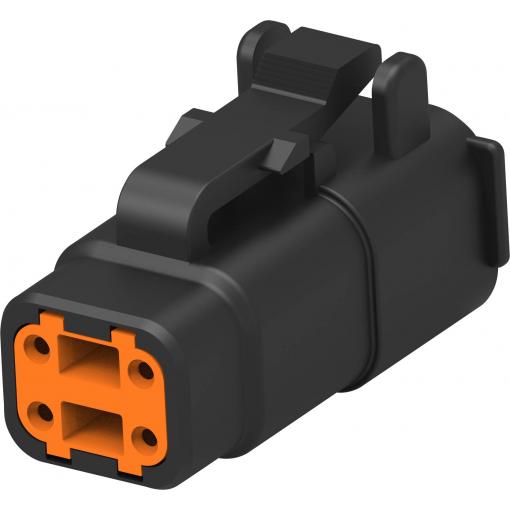 TE Connectivity DTMH zásuvkový konektor na kabel 4, DTMH06-4SA, 1 ks